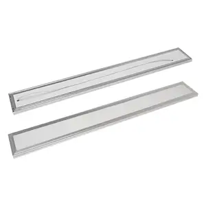 40w 120 x 15 rectangular recessed xinelam 120x15 led ceiling light panel aluminum w 120 led ce