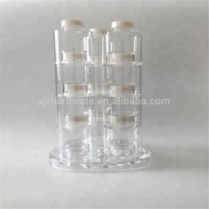 Plastic <strong>Spice</strong> Jar Tower Carousel Acrylic Rack Container Herb &amp; <strong>Spice</strong> Tools <strong>Spice</strong> &amp; Pepper Shakers Shaker Top - Product Image 2