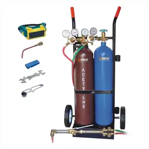 Heavy duty American gas oxygen actylene welding cutting torch kit (UW-1518-A)