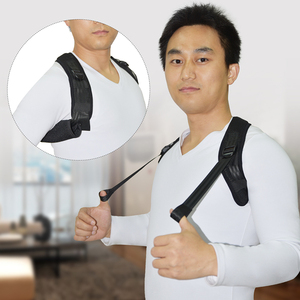 GANGSHENG 2018 negro de malla transpirable ajustable volver Corrector de postura con transpirable axila almohadillas - Product Image 2