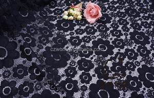 Hermoso Bordado Neto de La Boda Accesorio de la Ropa de Lentejuelas de Tela de Encaje - Product Image 4