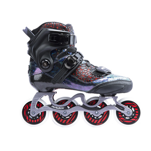 PAPAISON Professional <strong>Carbon</strong> Fiber Shell Outdoor Speed Skates Freestyle Inline Skates with ABEC-9 <strong>Bearings</strong> - Product Image 4