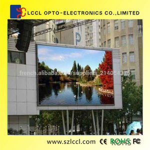 Conduit panneau d'affichage haute qualité full color led publicité extérieure solaire p16 score panneau d'affichage - Product Image 1