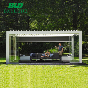 Verstellbarer Pavillon mit 2,5mx4m Terrasse und Seitenteilen - Product Image 2