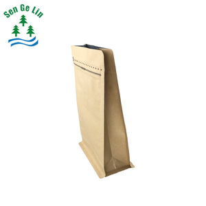 refermable zipper fond plat <span class=keywords><strong>café</strong></span> poche kraft papier sac d'emballage de <span class=keywords><strong>café</strong></span> avec vanne d'air - Product Image 4