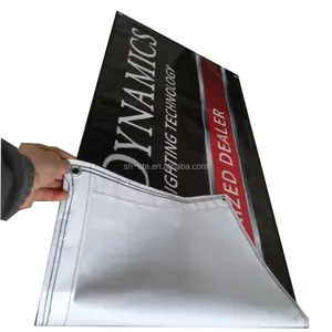 Dijital baskı asılı afiş reklam için açık PVC esnek afiş özelleştirilmiş vinil afiş