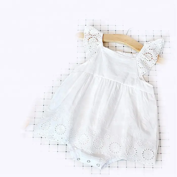 Supplier Kids Clothing Plain White Baby Rompers Wholesale Malaysia