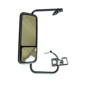 Espelho retrovisor para caminhão cromado, espelho retrovisor para freightliner county HC-T-15004