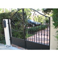 D'ouverture de porte principale en acier forgé, design en dupont, 1 pièce