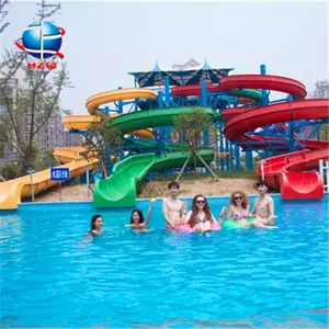 swimming pool family water playground slide water park slide equipment