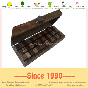 Scrittura a mano inferiore/superiore di caso Mini stamp set di <span class=keywords><strong>Alfabeto</strong></span> di legno EVA timbro di gomma - Product Image 4