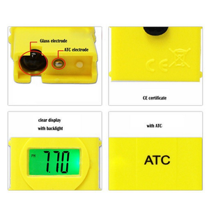 pH-mètre de poche haute précision avec rétroéclairage et compensation automatique de température (ATC) - Product Image 4