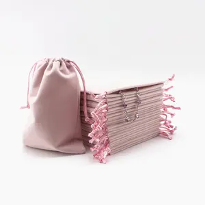 Sacchetto di imballaggio per polvere di tarocchi piccolo sacchetto regalo in velluto con coulisse personalizzato sacchetto di gioielli in velluto di cristallo minuscolo