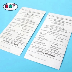 Étiquette d'entretien lavable en papier Tyvek personnalisée, impression offset, fabriquée en Chine, pour <span class=keywords><strong>bagages</strong></span> et valises - Product Image 4
