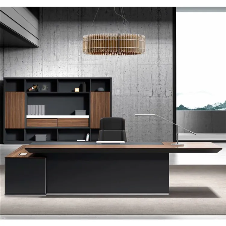 Foshan Executive Desk Office Desk Fábrica Atacado Luxo Metal Iron OEM ODM Modern High End Office Furniture Aceitar OEM Morden