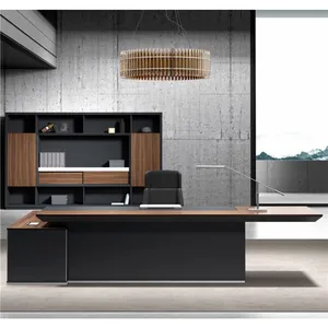 Foshan Executive Desk Office Desk Factory Wholesale Luxury Metal Iron OEM ODM Modern High End Office Furniture Accept OEM Morden