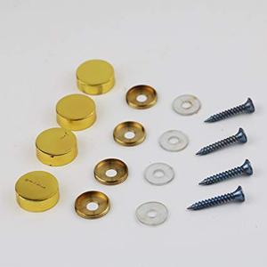 Solid <strong>Flat</strong> Head Brass Mirror Screw Heavy Duty Wall <strong>Fixing</strong> in Gold Black Silver Bronze Colors Metric <strong>System</strong> - Product Image 6