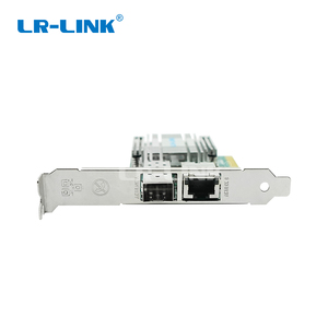 PCIe x8 solo SFP + puerto y único puerto RJ45 y convertidor de medios de fibra Función de combinación tres en uno 10G tarjetas de red Ethernet - Product Image 4