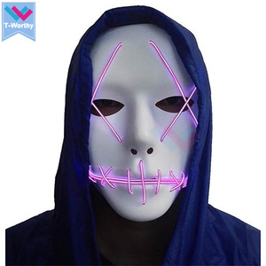 Máscara LED Intermitente de PVC con Diseño de Animales Multicolor, Activada por Sonido, para Fiestas de Halloween y Carnaval, para Mayores de 18 Años - Product Image 6
