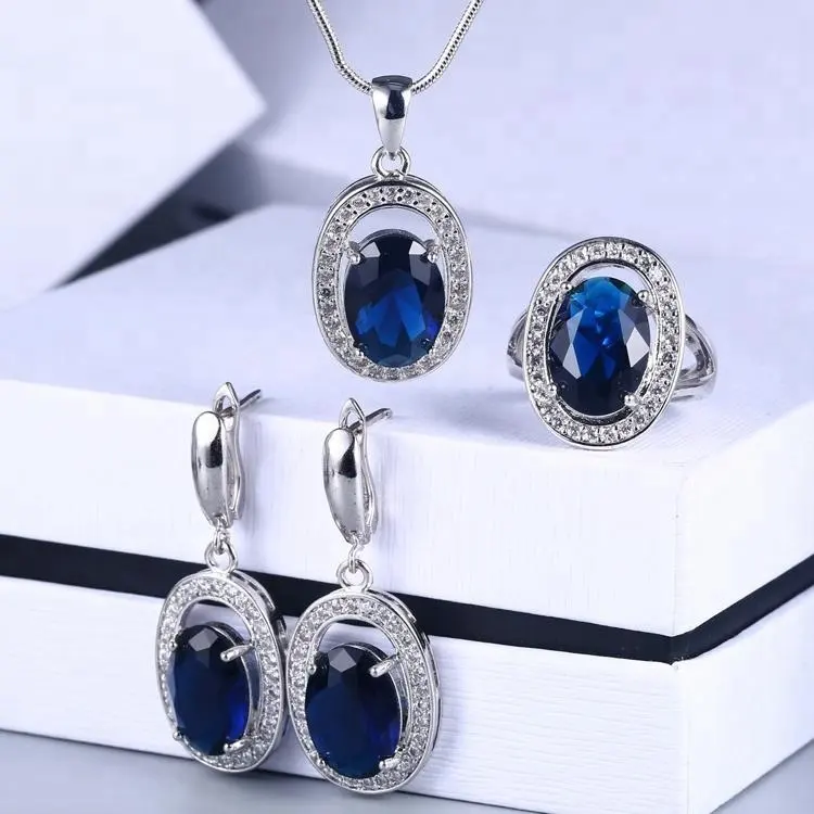 Bán Đồ Trang Sức Cô Dâu Đá Zircon Lập Phương Pakistan Bộ Trang Sức Đám Cưới Mới Thị Trường Mẫu Zhefan