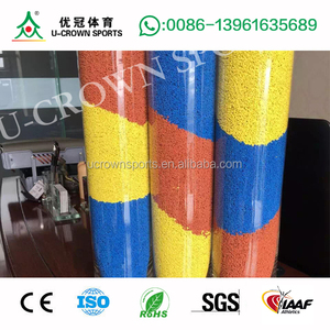 Granulés en caoutchouc <span class=keywords><strong>EPDM</strong></span> colorés Offre Spéciale, pour le jogging en plein air et les pieds de pieds pour enfants, vente en gros - Product Image 5