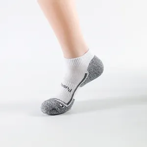 Baskets basses épaisses en coton pour hommes, chaussettes courtes d'athlétisme, à coupe basse, pour la course à pied, le Tennis et pour style décontracté, vente en gros