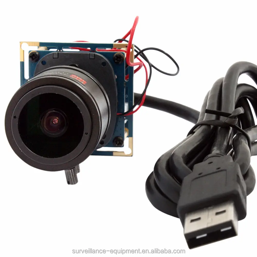 Webcam USB 1080P Không Cần Trình Điều Khiển UVC Máy Ảnh VGA VGA 100-120 Khung Hình/Giây 2.8-12Mm Varifocal Usb