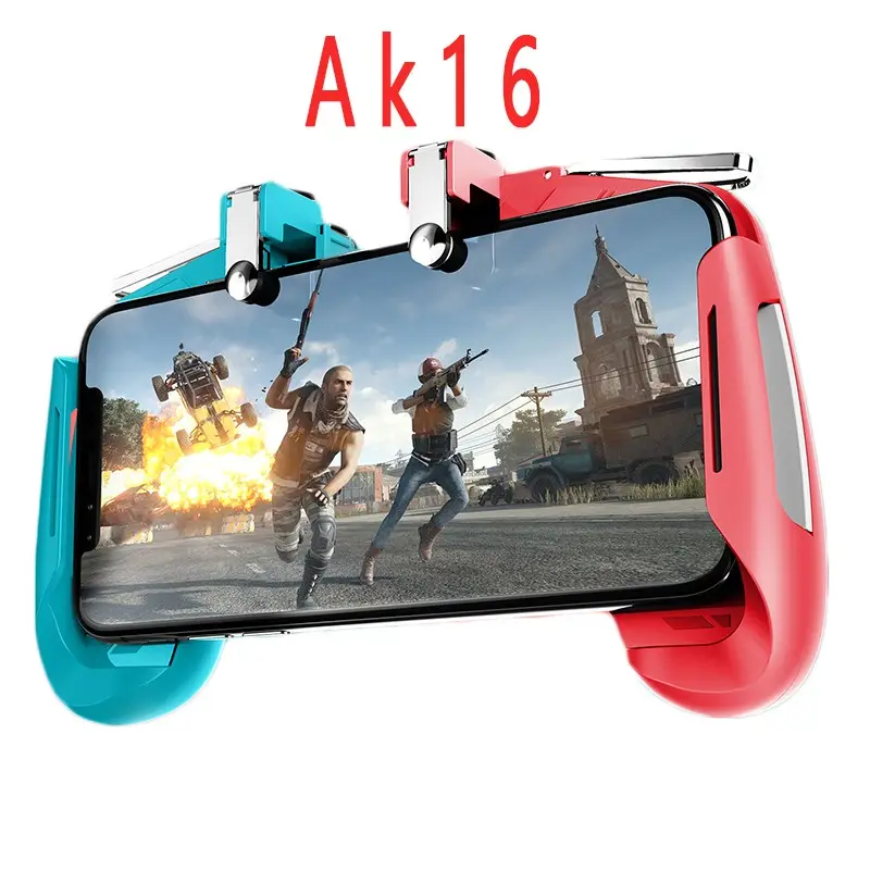 AK16 for PUBG Controller Gamepad Mobile Game Pad for iPhone Trigger Fire Button L1R1 Joystick Pubg Gamepad Android