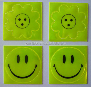 Promotion écologique Sourire Visage Réfléchissant PVC Autocollants - Product Image 2