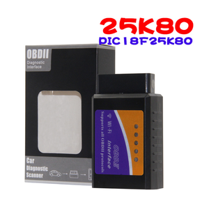 Outils de véhicule Obd2 Scanner <span class=keywords><strong>Pic18f25k80</strong></span> Chip V1.5 Wifi <span class=keywords><strong>Elm327</strong></span> pour tous les véhicules à protocole OBDII - Product Image 1