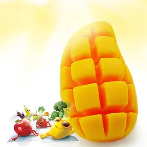 Menior OEM custom brand Thai Mango shaped soap oily skin whitening bath soap pure handmade fruit soap