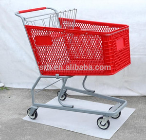 Rh-smp180 (<span class=keywords><strong>a</strong></span>) 180L 1025 * 550 * 1095 mm Plástico del carro de compras carro - Product Image 2