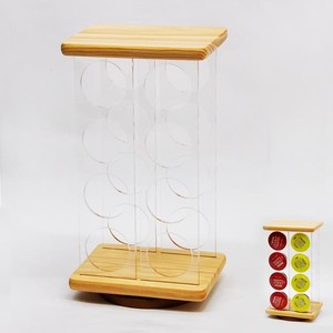 Distributeur de sachets de thé en acrylique à deux grilles - Product Image 5