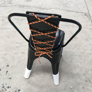 Wholesale Low Price Industrial <strong>Vintage</strong> <strong>Armchair</strong> Bistro Cafe Stackable Metal Chair - Product Image 4