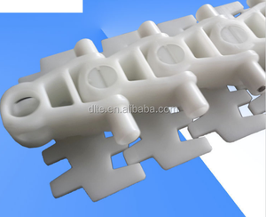 <span class=keywords><strong>Flexible</strong></span> Kette aus Kunststoff mit flacher Oberseite 103 für Förderband