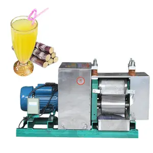 500kg/h stainless steel fresh sugarcane juicer squeezing machine electric sugarcane juice press machine