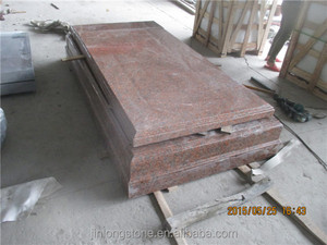 Cimetière cercueil en granit bon marché de chine, décoration de croix, décoration de tombe avec fleurs, cimetière à fleurs commémoratif - Product Image 6