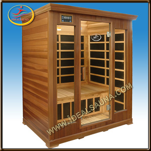 sauna infrarroja de la <span class=keywords><strong>terapia</strong></span>, sauna de madera del hemlock de 3 personas - Product Image 1