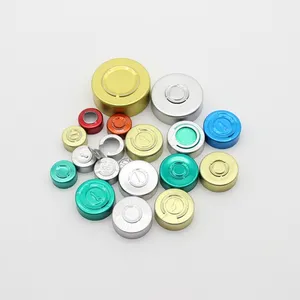 Aluminum Bottle Caps Glass Bottle Used Pharmaceutical Aluminum Cover Caps 13mm 20mm 28mm 32mm 34mm