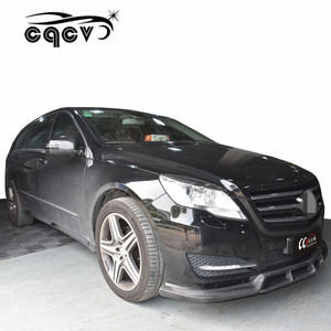 Kit carrosserie de style CQCV en fibre de carbone, adapté à la Mercedes Benz Classe <span class=keywords><strong>R</strong></span>, tuning automobile, lèvre avant, diffuseur arrière - Product Image 1