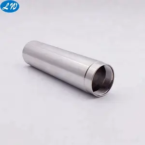 Pièces de <span class=keywords><strong>tube</strong></span> de microphone en acier inoxydable usinées par CNC, <span class=keywords><strong>tube</strong></span> en acier <span class=keywords><strong>fileté</strong></span> creux, <span class=keywords><strong>tube</strong></span> en aluminium <span class=keywords><strong>fileté</strong></span> - Product Image 2