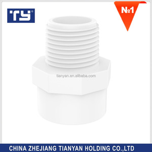 Calendario 40 <span class=keywords><strong>PVC</strong></span> <span class=keywords><strong>pvc</strong></span> <span class=keywords><strong>flexible</strong></span> adaptador hembra tubería de junta de goma para suministro de agua - Product Image 1