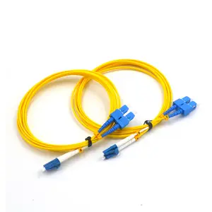 China Cable Factory Blue Grey Green SP DP 1 to 150 meter SC UPC Optical Fiber