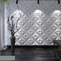 Panneaux muraux décoratifs légers en PVC - Design géométrique moderne, imperméables, avec motifs graphiques, adaptés aux hôtels et aux utilisations commerciales