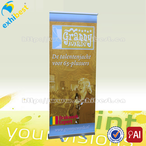 80*200 cm roll up <span class=keywords><strong>banner</strong></span> display/roll para arriba la bandera con dos pies - Product Image 5