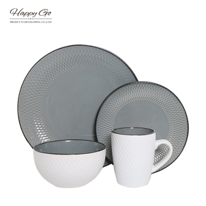Vajilla comestibles <span class=keywords><strong>vaisselle</strong></span> en céramique avec assiettes <span class=keywords><strong>vaisselle</strong></span> de noël ensemble de dîner - Product Image 3
