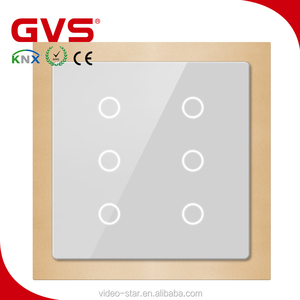 Nuovo K-Bus KNX EIB <span class=keywords><strong>smart</strong></span> home automation Switching Dimming light shutter control Guangzhou interruttore a pulsante-bianco/nero/argento - Product Image 4