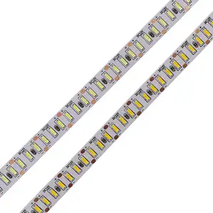 Strip Lampu LED Kaku Keras LED 144 5630 4014 2835 SMD 7020 12V 72 8520 Korea Ramping 1M Aluminium