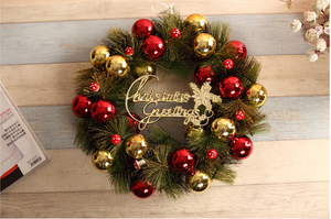 Nuovo Design Decorazione Natalizia per <span class=keywords><strong>Porta</strong></span> Ghirlanda di Palline di <span class=keywords><strong>Natale</strong></span> - Product Image 5