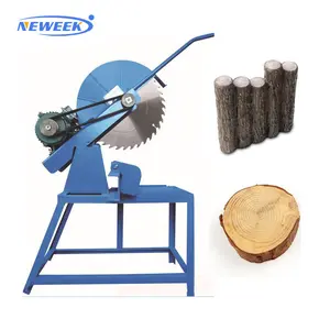 Neweek Tangan Tekan Pengolahan Log Circular Saw Mesin Pemotong Kayu untuk Dijual